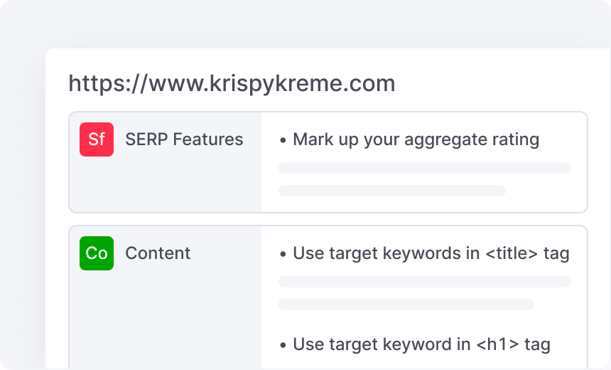 SEO detailed report